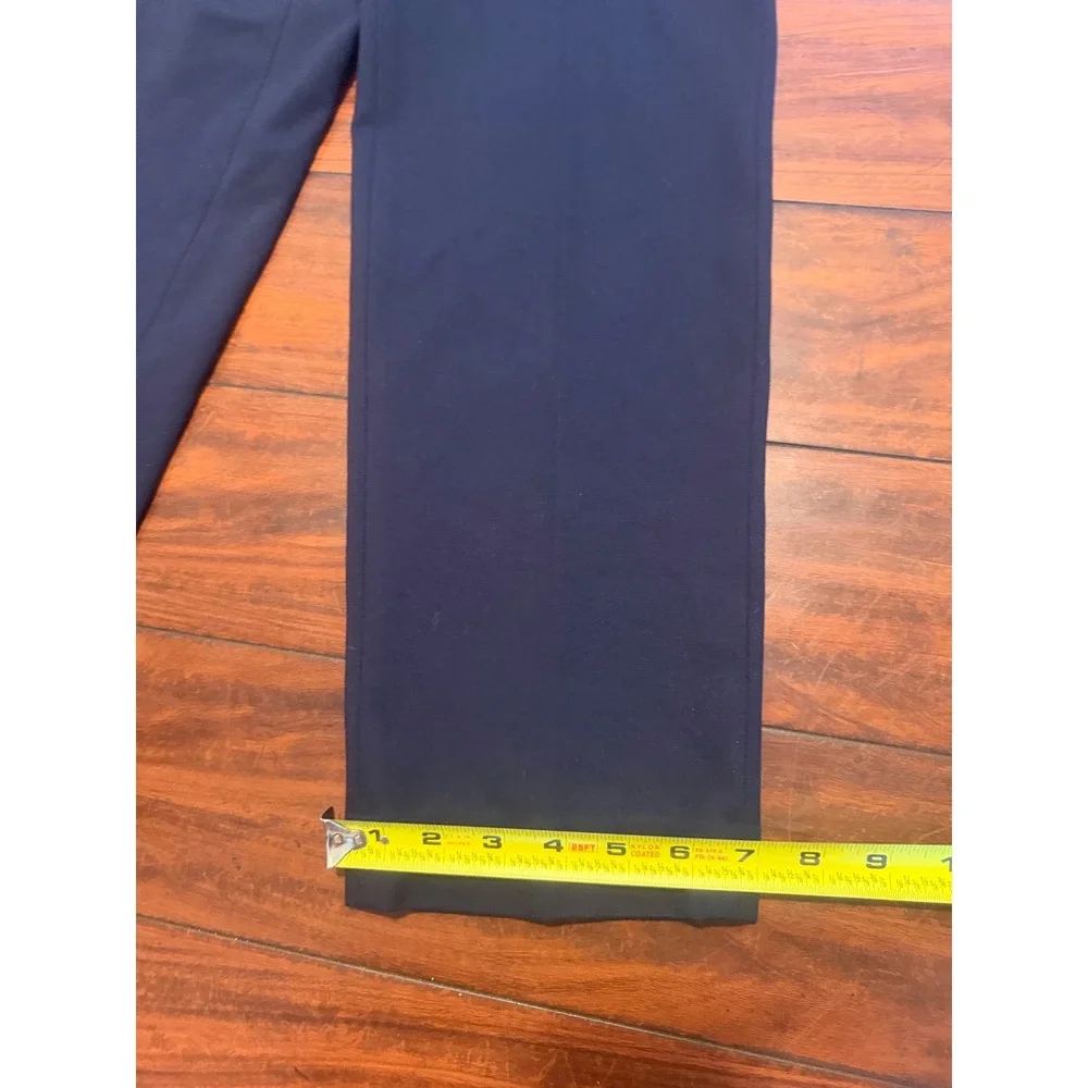 Bar III Womens Navy Blue 2 Piece Pant Suit Blazer and Tie Waist Trousers Set XS